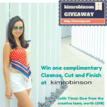 GIVEAWAY: Win one Cleanse, Cut and Finish at kimrobinson luxury hair salon