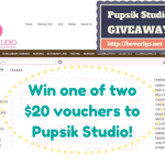 GIVEAWAY: Win one of two $20 vouchers to Pupsik Studio!