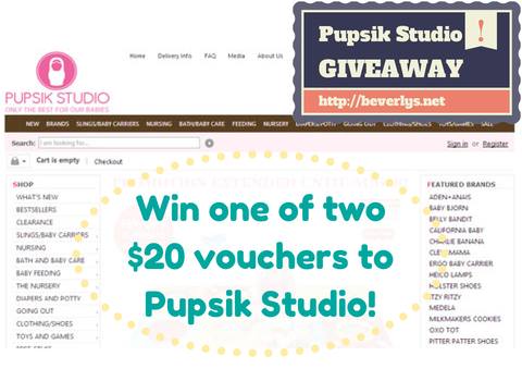 Win one of two $20 vouchers to Pupsik Studio - Beverly's Net