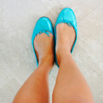 REPETTO BALLET FLATS IN ‘POOL’