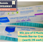 GIVEAWAY: Win one of five Mustela Vitamin Barrier Creams (new formula)