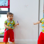 DULUX WASH & WEAR PAINT: my kids scribbled on the wall, and lived to tell the story