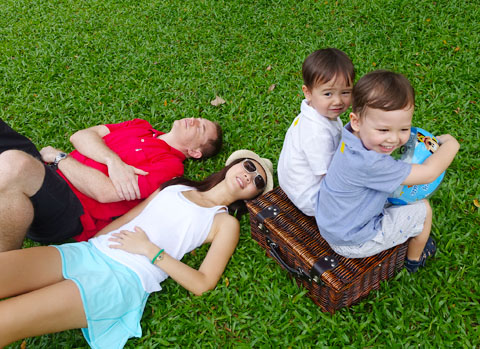 A picnic with Heaven's Bloom & Baskets