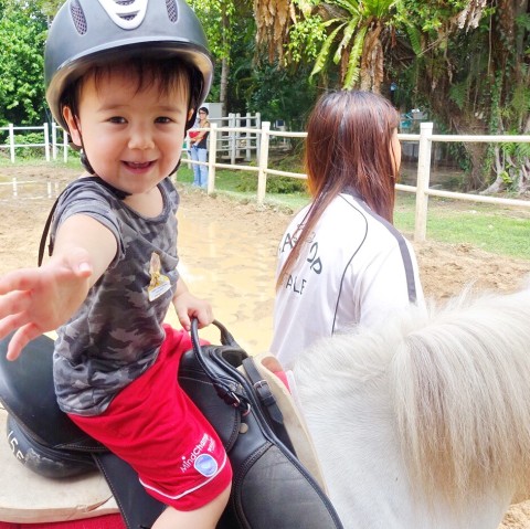 Horseriding at Grand stand