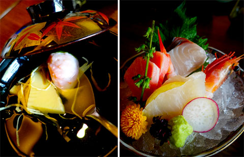 Pan Pacific Keyaki Japanese restaurant - spring kaiseki menu