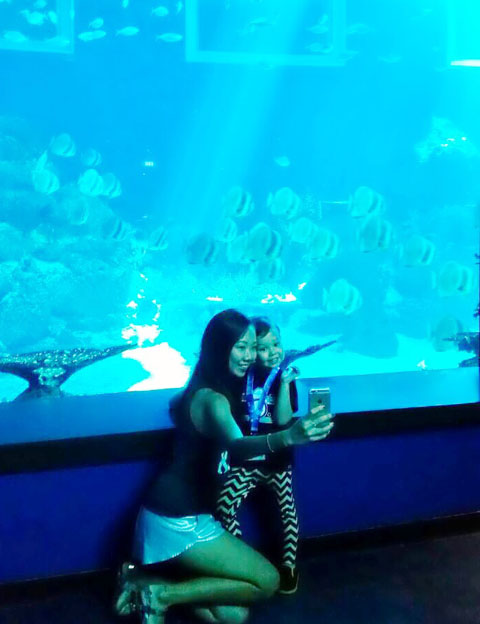 SEA Aquarium 'Mummy And Me', Resort World Sentosa