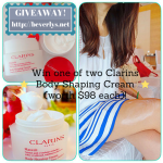 GIVEAWAY: Win one of two Clarins Body Shaping Cream (worth $98 each)!