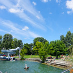 SWITZERLAND: Strandbad Tiefenbrunnen, where the park meets the lake