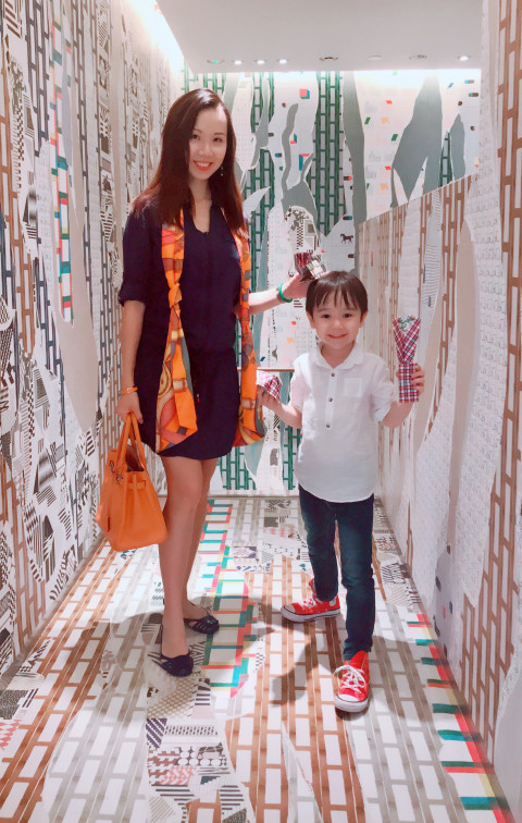 Hermès Through The Walls paper party origami for kids