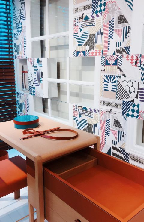 Hermès Through The Walls paper party origami for kids